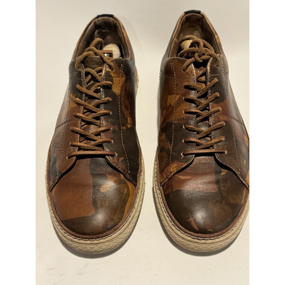 Frye Men's Essex Low Camo Sneakers Brown/Tan Size 11.5